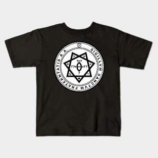 Aleister Crowley Seal Occult Thelema Kids T-Shirt
